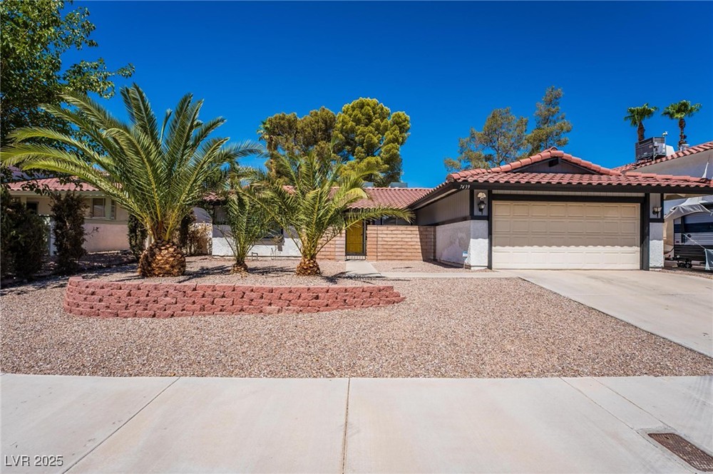 Exterior of the Trudy Lane sober living home in Las Vegas